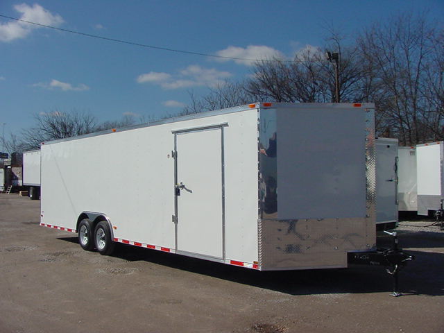 freedom v-nose car trailer
